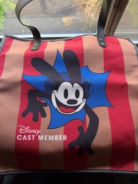 Disney Cast Member Oswald Striped Tote